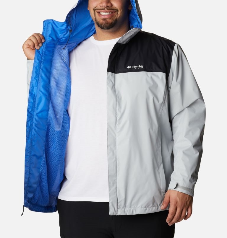Men's Columbia PFG Storm Jackets Light Grey | Plus Size CA-P36A0